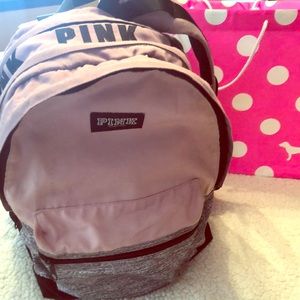 Pink Victoria secrets backpack